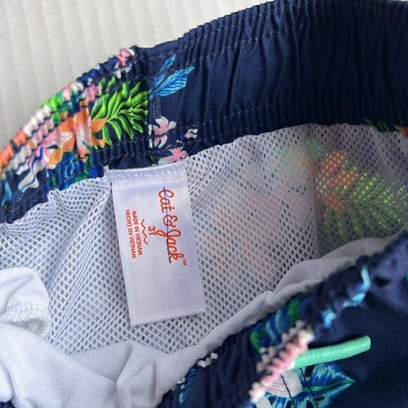 Cat & Jack Baby Boy 2 Pack Swim Trunk Shorts - Picture 4 of 5